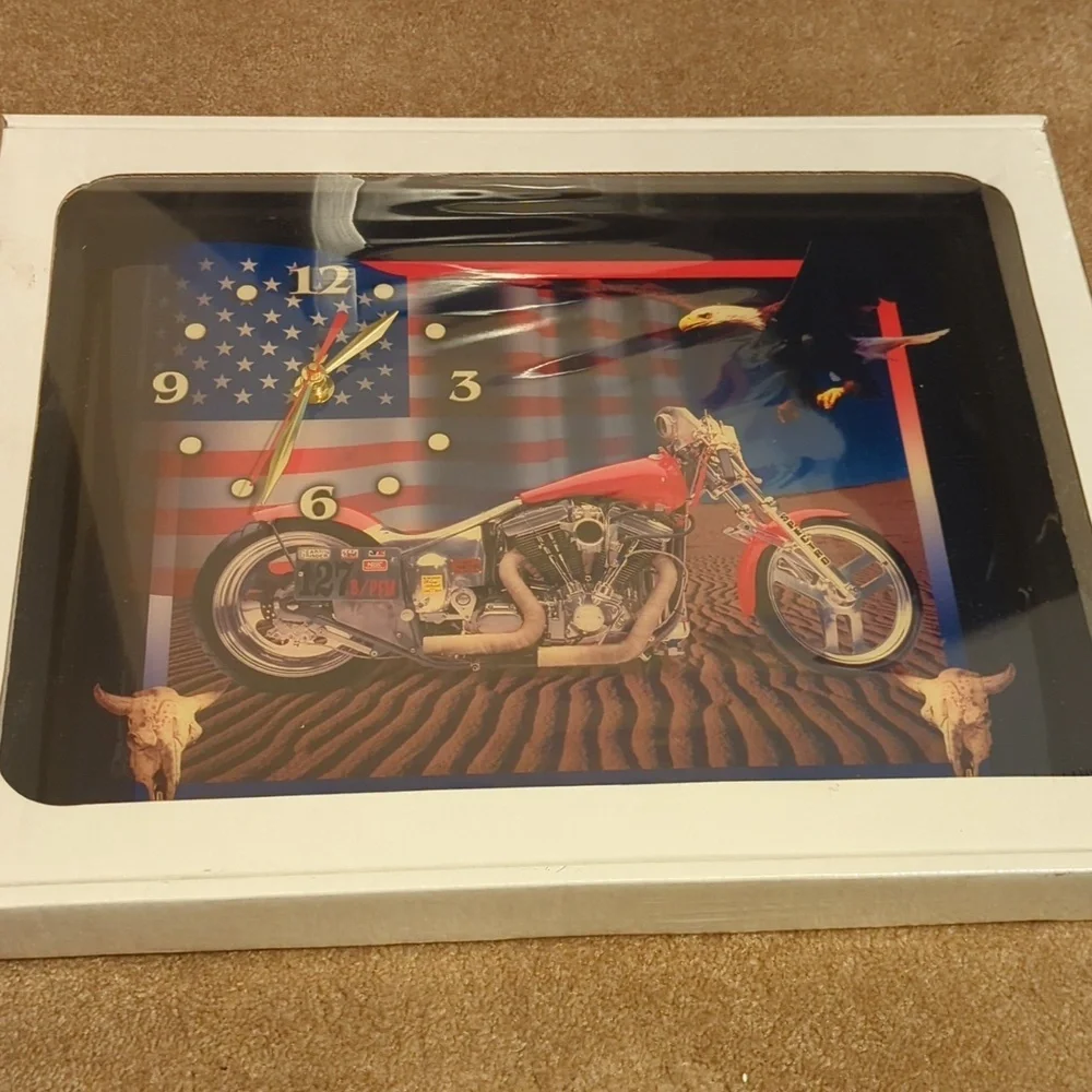 Decorative Motorcycle Wall Clock